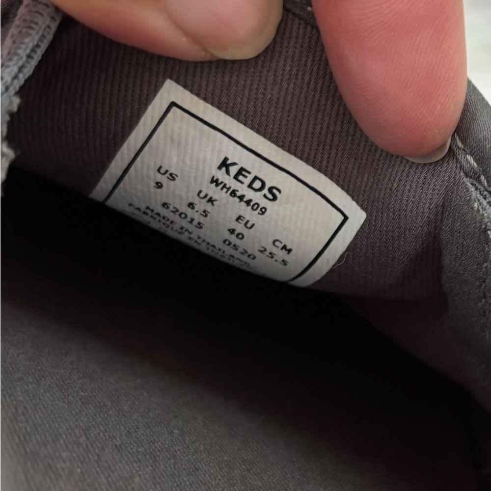 Keds sneakers double decker Gray Slip-On Shoes SZ 9 Worn 1X Indoors - Picture 7 of 14